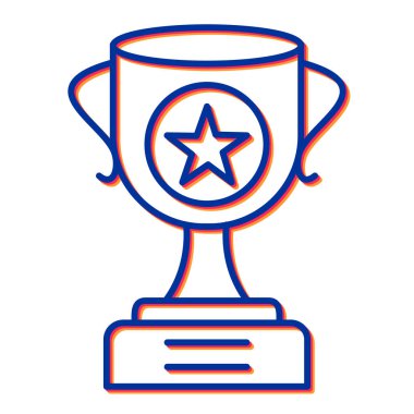 kupa simgesi vektör illüstrasyonu