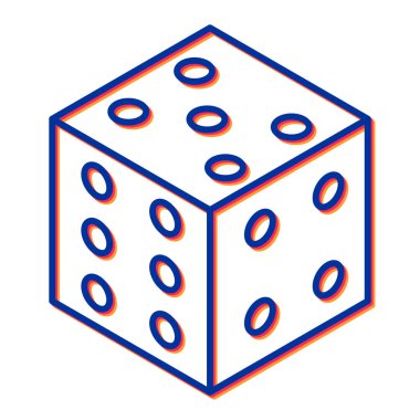 zar simgesi vektör illüstrasyonu