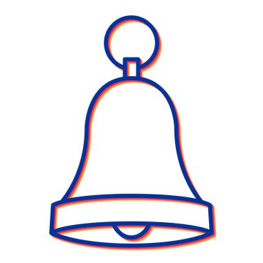 Çan simgesi vektör illüstrasyonu