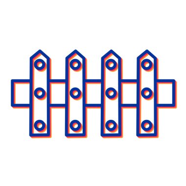 Renk çizgisi nota simgesi beyaz arkaplanda izole edildi. Renkli taslak konsepti. vektör.