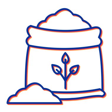 Yapraklı ve yapraklı bitki vektör illüstrasyon tasarımı