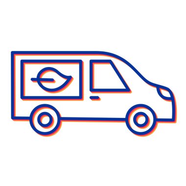 araba simgesi vektör illüstrasyonu