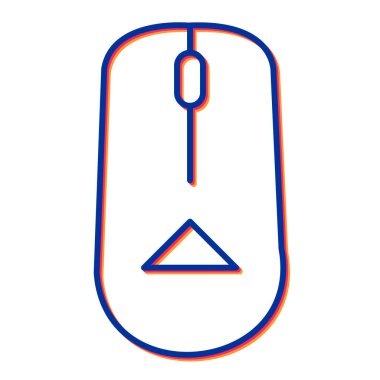 Fare. Web simgesi basit illüstrasyon