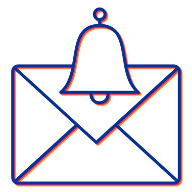 Zarf. Web simgesi basit illüstrasyon