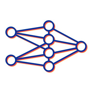 Seo ve teknoloji simgesinin vektör illüstrasyonu