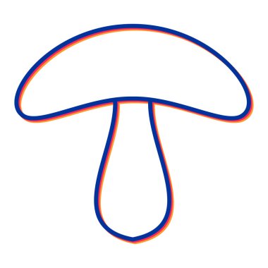 Bir mantarın illüstrasyon vektörü