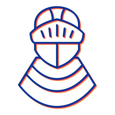 Web ve mobil uygulama tasarımınız için beyaz arkaplanda izole edilmiş kask simgesi vektörü, itfaiyeci logosu konsepti