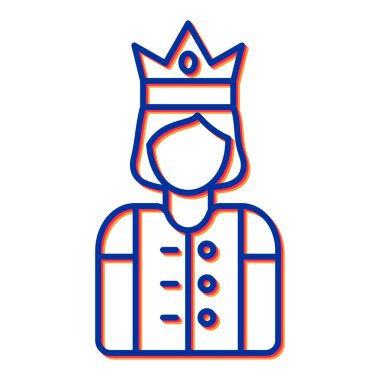 simge vektör çizim Kral