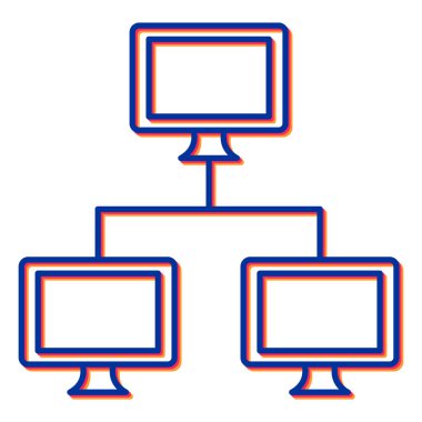Bilgisayar monitörü. Web simgesi