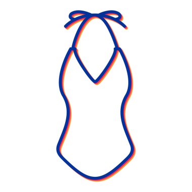 Elbise. Web simgesi basit illüstrasyon