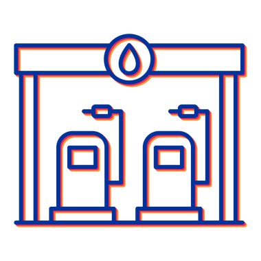 Yağ pompası ikonu. vektör illüstrasyonu