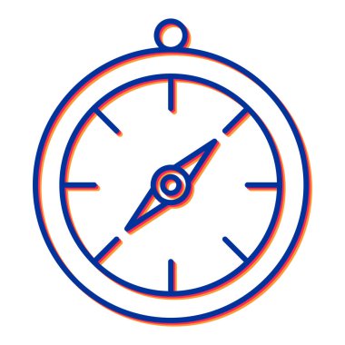 Pusula simgesi vektör resimlemesi