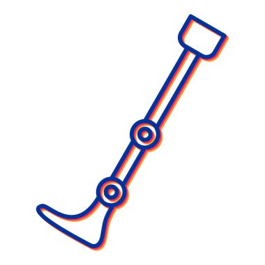 Modern b 'nin vektör illüstrasyonu eksik simgesi