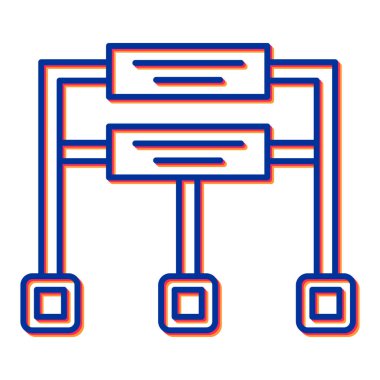 seo modern simgesinin vektör illüstrasyonu