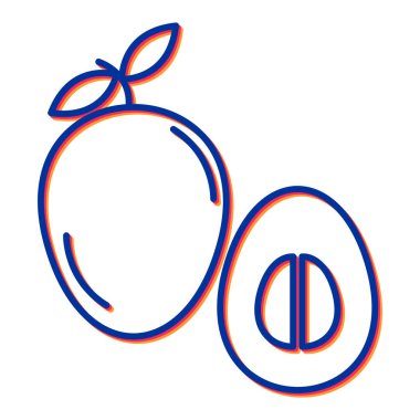 meyve ve sebze vektör illüstrasyon grafik tasarımı