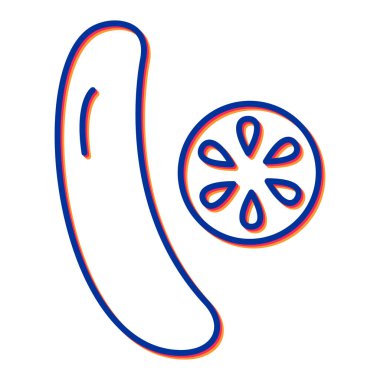 limon simgesi vektör illüstrasyonu