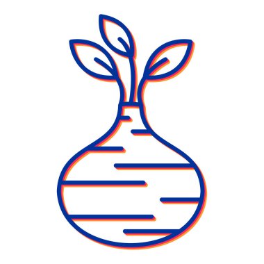 bitki simgesi vektör illüstrasyonu