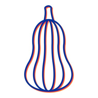 Balkabağım. Web simgesi basit illüstrasyon