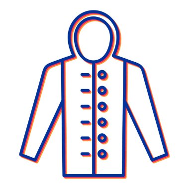 Ceket simge vektör çizim