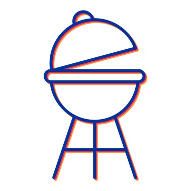 Izgara ikonu vektör illüstrasyon tasarımı