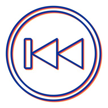 Simge vektör illüstrasyonunu atla