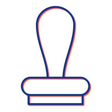 pul simgesi, vektör illüstrasyonu basit tasarım