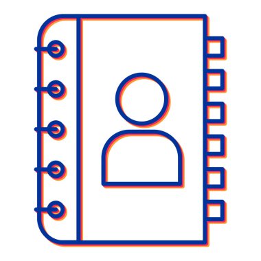 Kitap. Web simgesi basit illüstrasyon