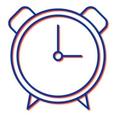 saat vektör simgesi modern basit tasarım