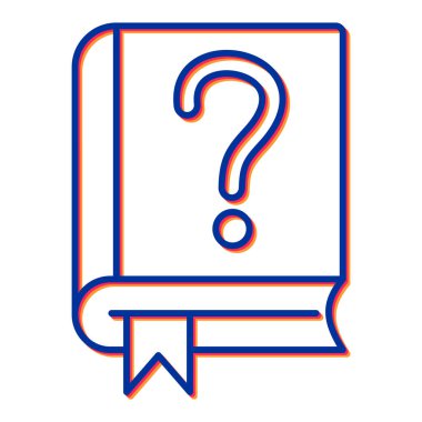 kitap simgesi vektör illüstrasyonu