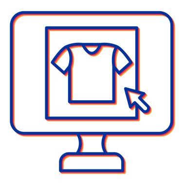 İnternetten alışveriş. Basit tasarım