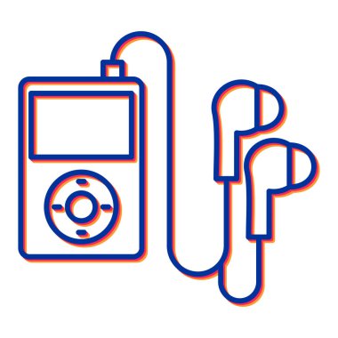 Basit vektör illüstrasyonu, web simgesi 