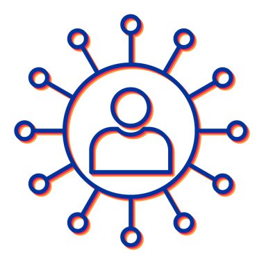 Seo simgesinin vektör illüstrasyonu