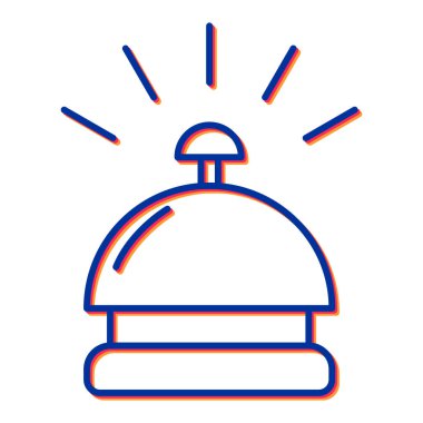 Çan simgesi, vektör çizimi