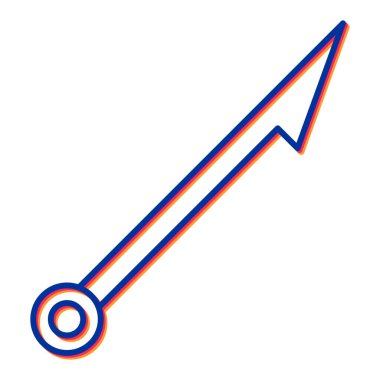 ok simgesi vektör illüstrasyonu