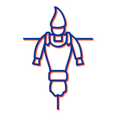 Basit vektör illüstrasyonu, web simgesi 