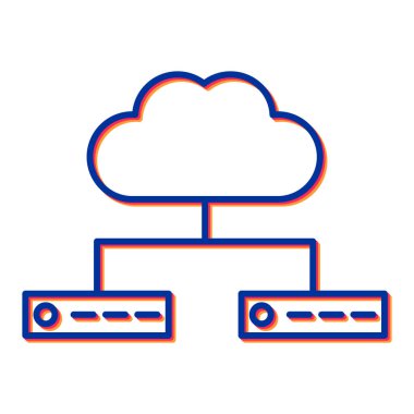 Bulut hesaplama. Web simgesi