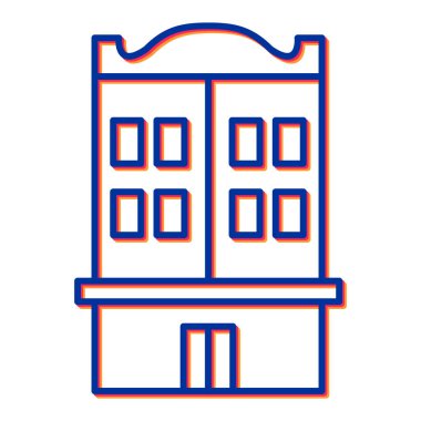 vektör ince çizgi simgesi oluşturuluyor