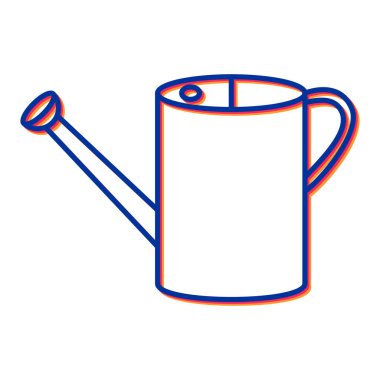 Su kutusu simgesi. Web tasarımı için su borusu vektör simgelerinin özet çizimi