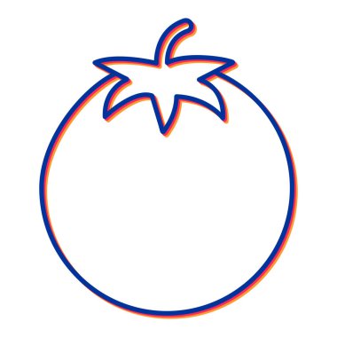 domates simge vektör çizim