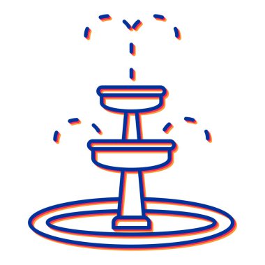 Bir nargile simgesinin vektör çizimi