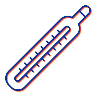 Termometre. Web simgesi basit tasarım