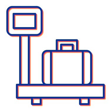 Bagaj simge vektör çizim