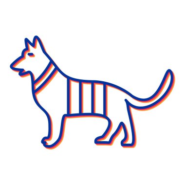 Kedi simgesi vektör illüstrasyon tasarımı