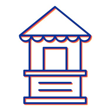 Modern b 'nin vektör illüstrasyonu eksik simgesi