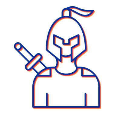 İtfaiyeci ikon vektörü. İnce çizgi işareti. izole edilmiş sınır sembolü çizimi