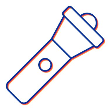 Basit modern web simgesinin vektör illüstrasyonu