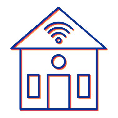 Ev simgesi vektör illüstrasyonu