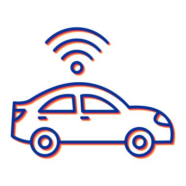 araba servis simgesi vektör illüstrasyonu