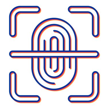 Gökkuşağı simgesinin vektör çizimi