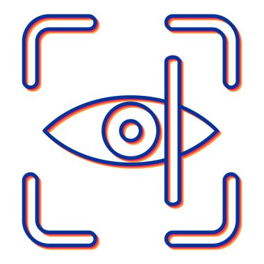 Gökkuşağı simgesinin vektör çizimi